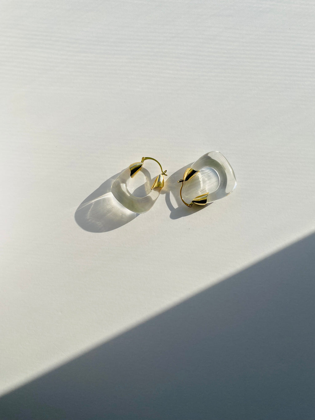 Stylish Clear Hoops