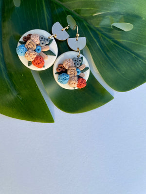 FLORAL DROP EARRINGS
