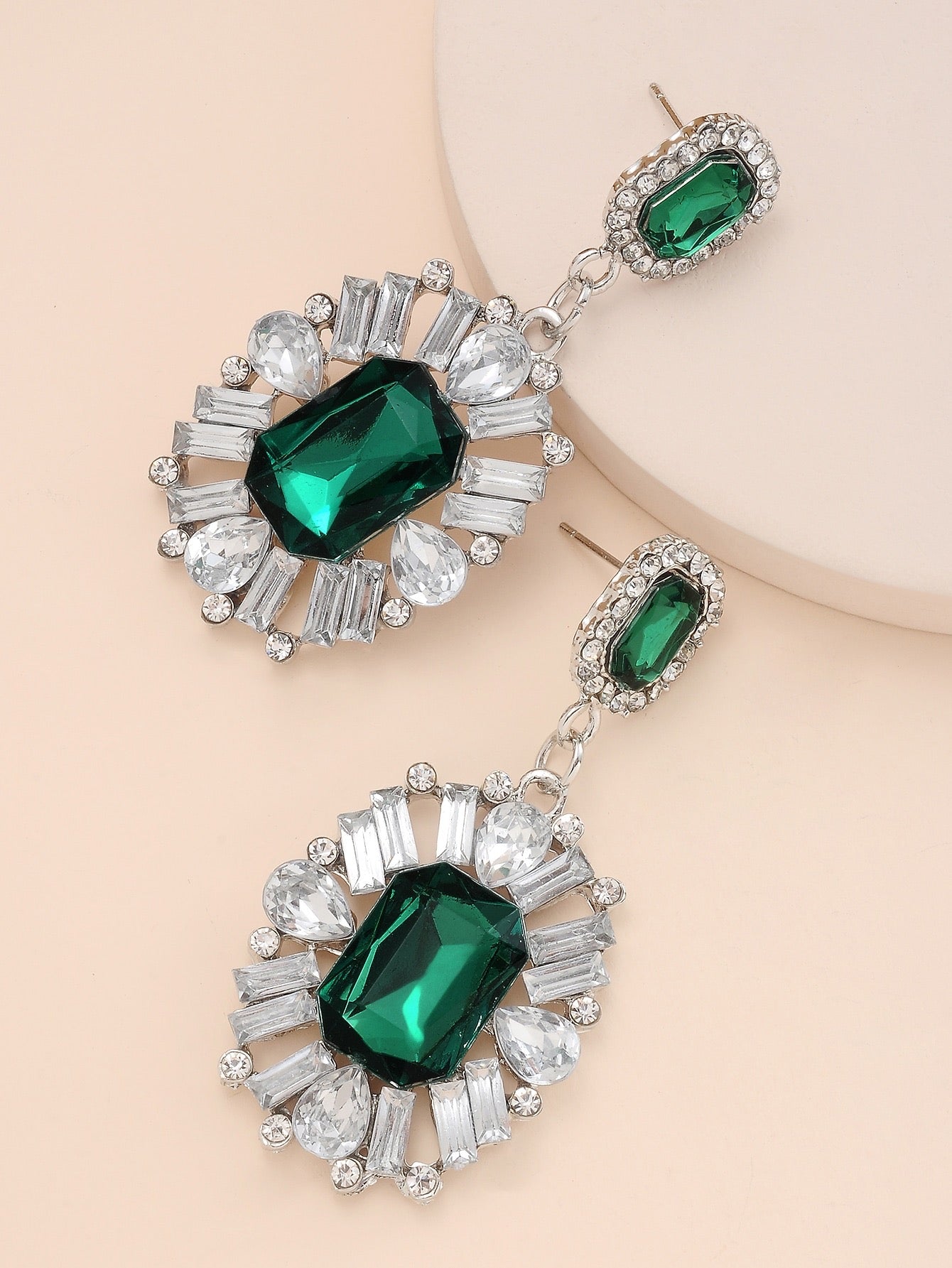 Rhinestone Drop Earrings