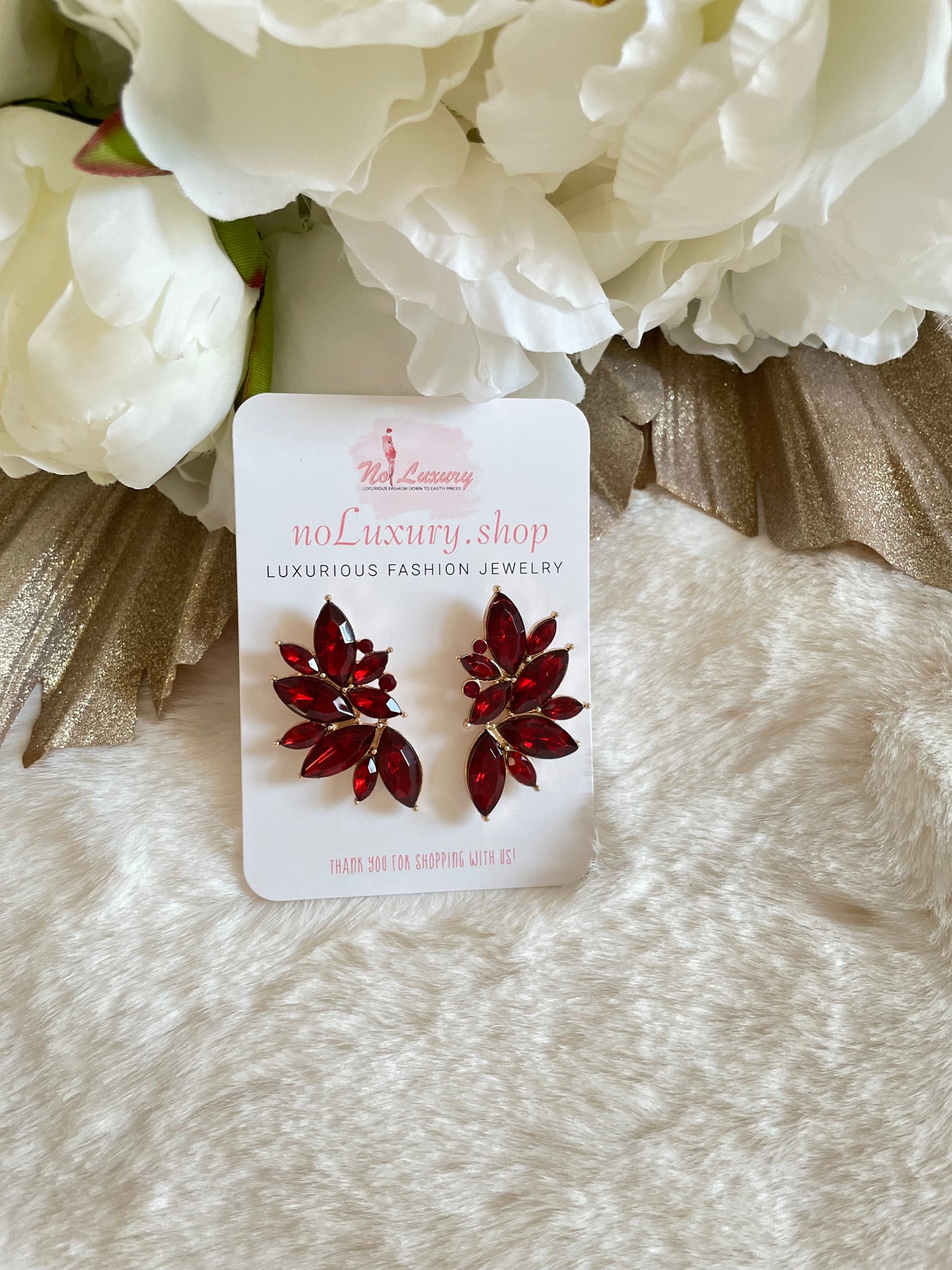 Gemstone Statement Stud