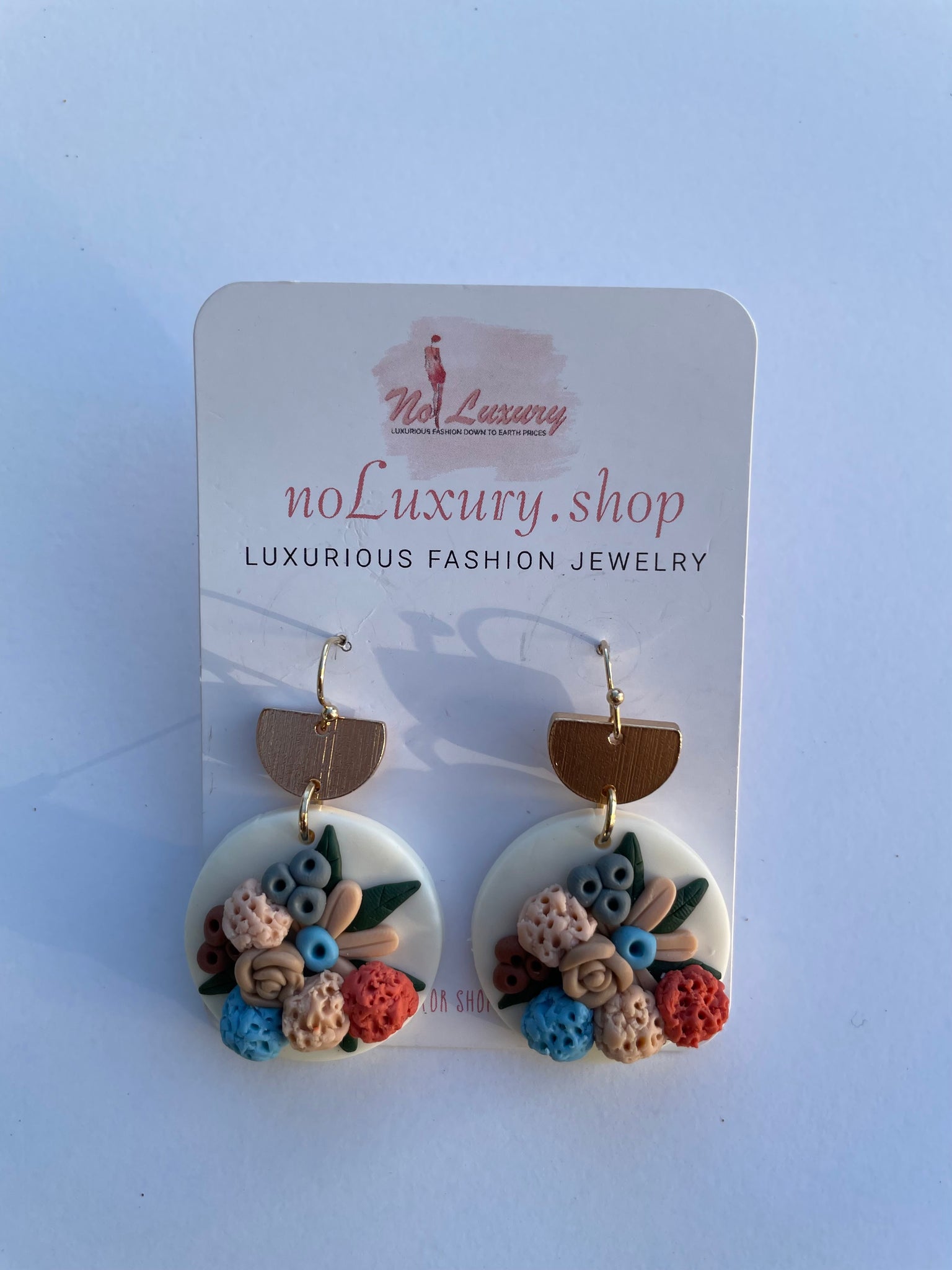 FLORAL DROP EARRINGS
