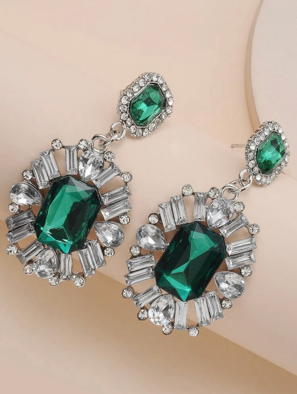 Rhinestone Drop Earrings